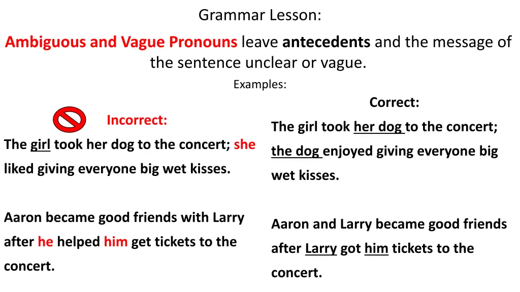 grammar lesson 7