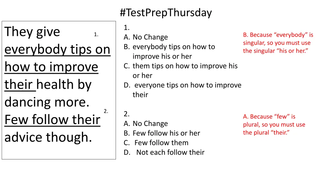 testprepthursday 6