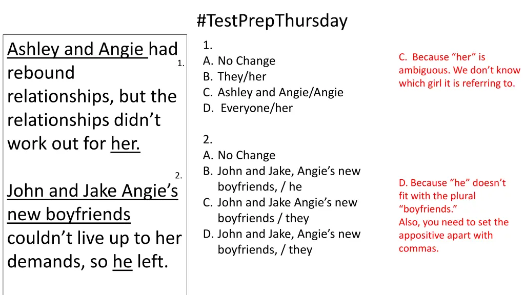 testprepthursday 7