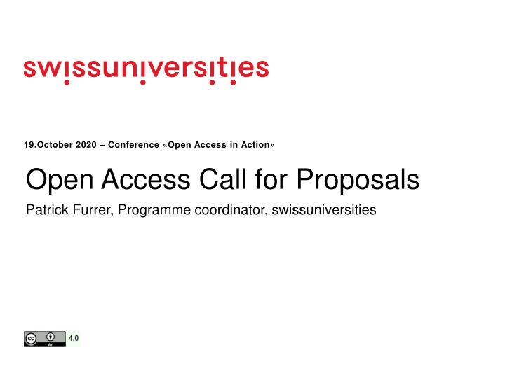 conference open access in action 19 october 2020