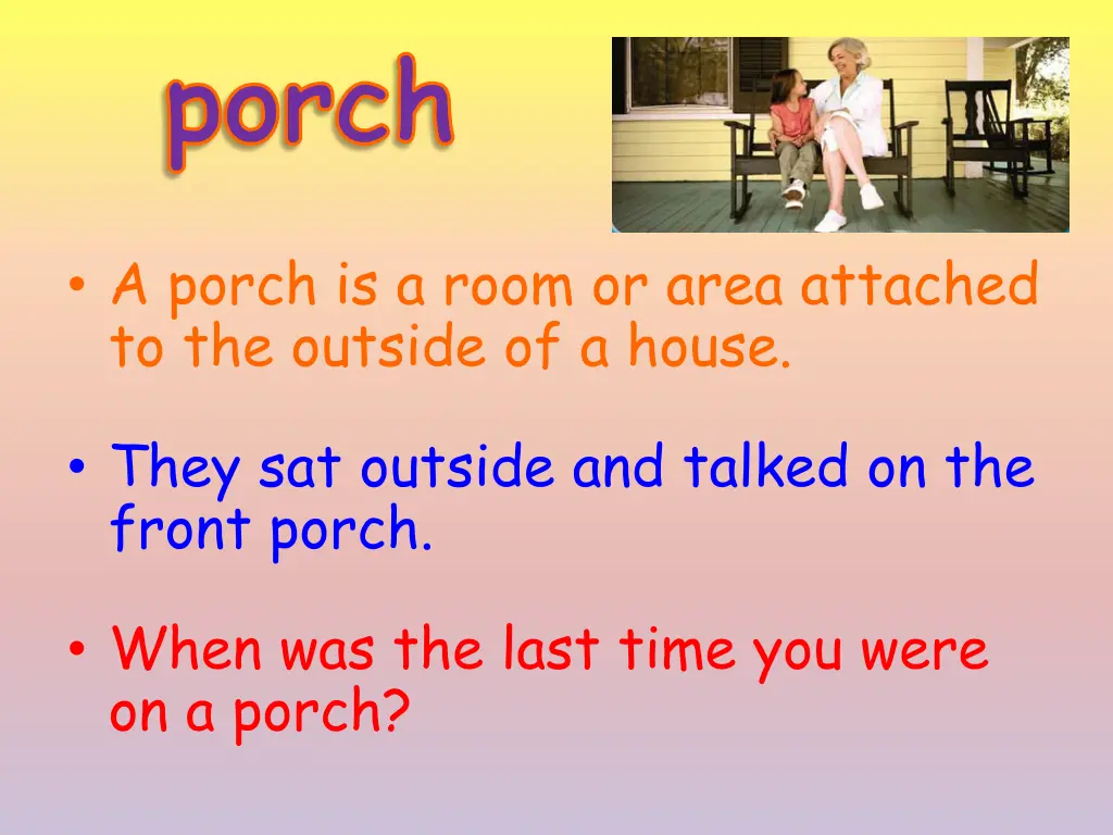 porch