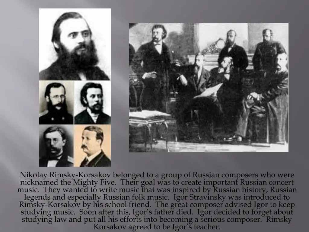 nikolay rimsky korsakov belonged to a group