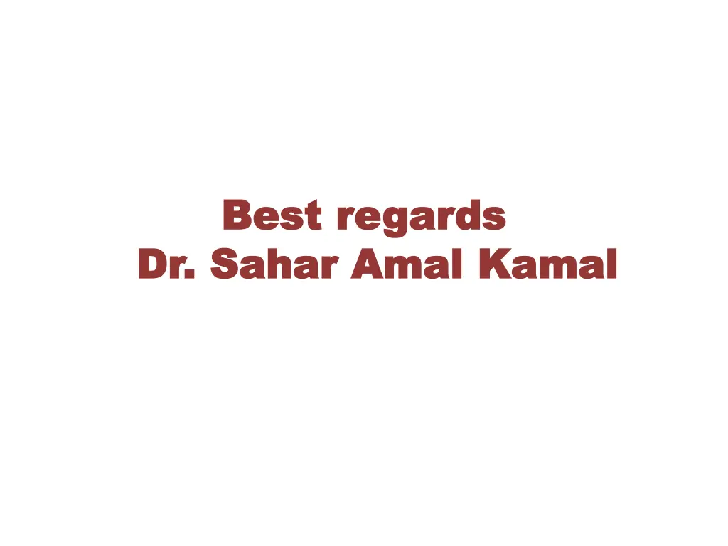 best regards best regards dr sahar sahar amal