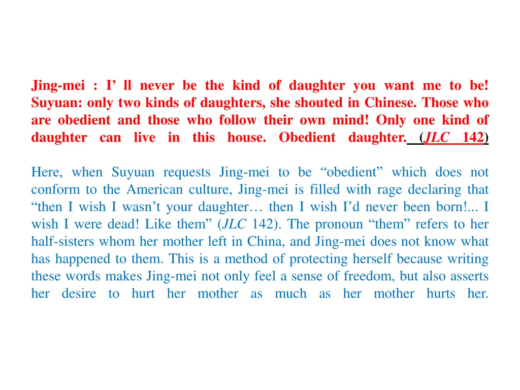 jing mei i ll never be the kind of daughter