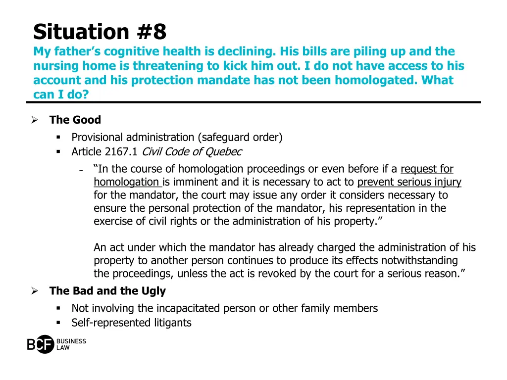 situation 8 my father s cognitive health