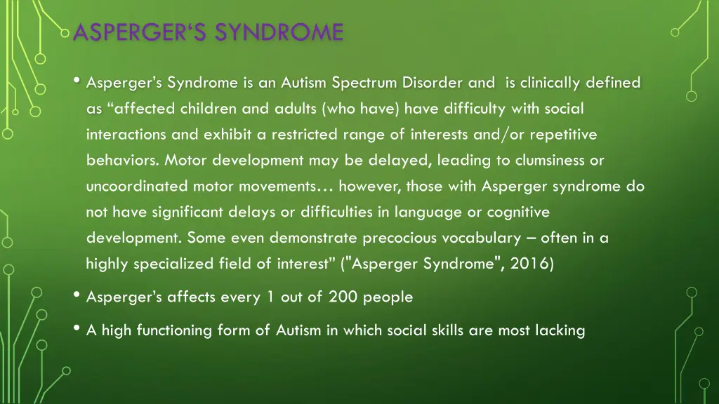 asperger s syndrome