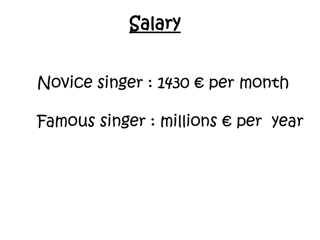 salary salary