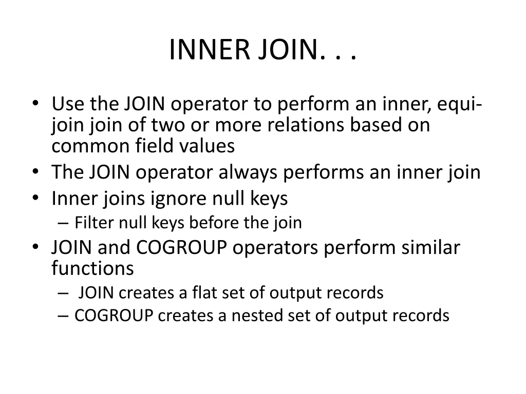 inner join