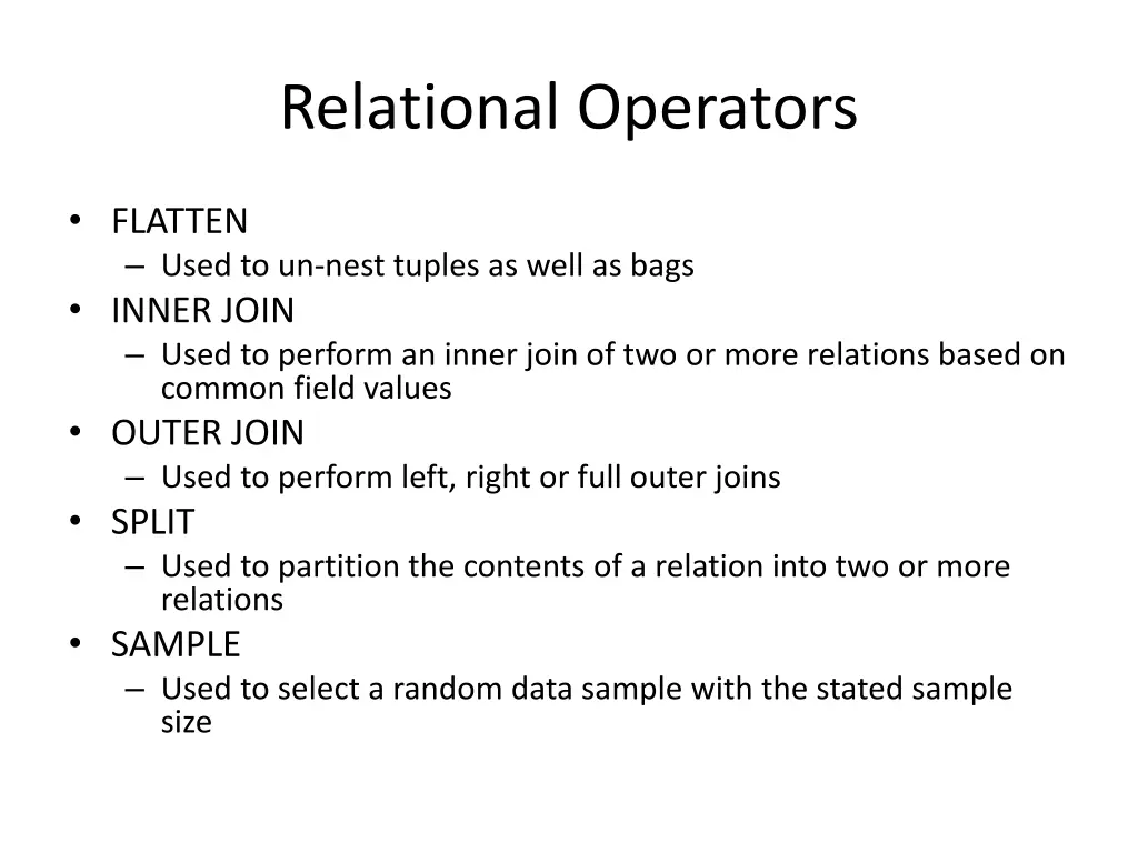 relational operators 1