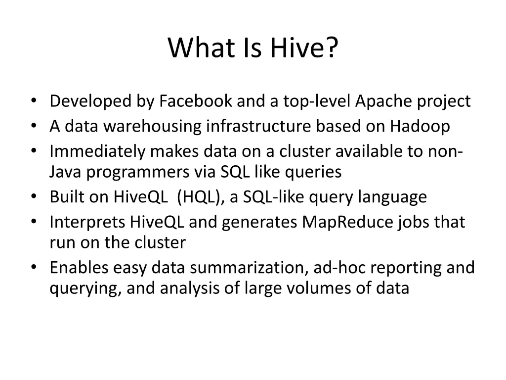 what is hive