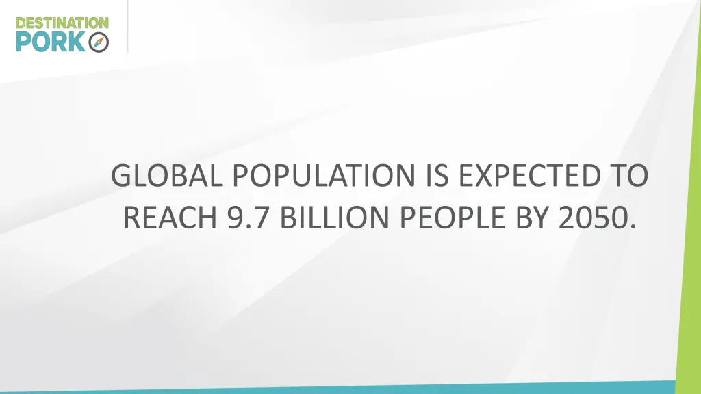 global population is expected to reach