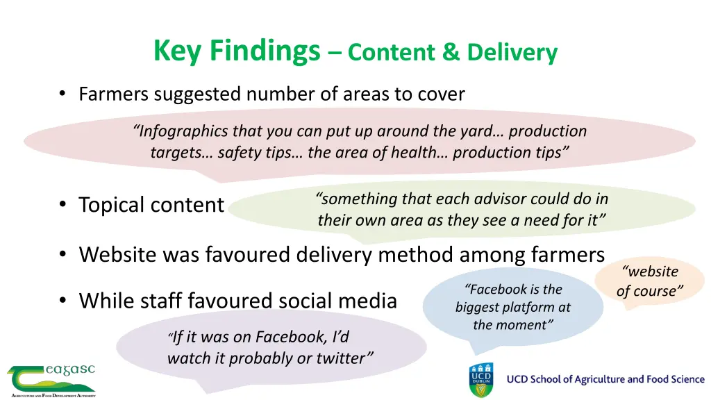 key findings content delivery 1