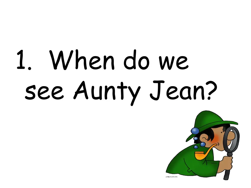 1 when do we see aunty jean