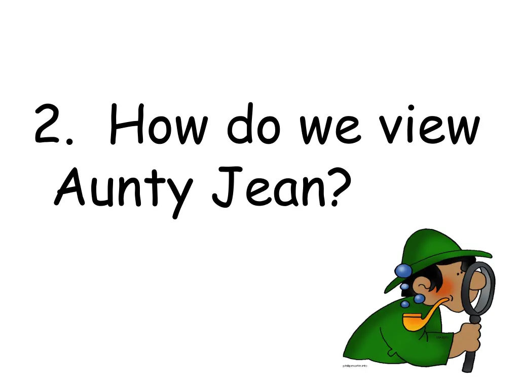 2 how do we view aunty jean