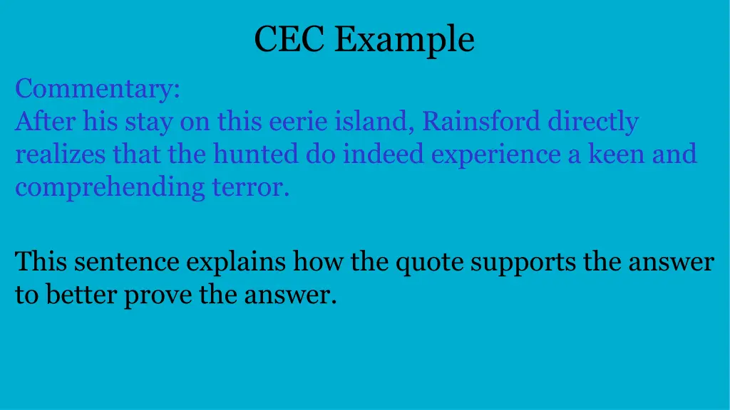 cec example 3