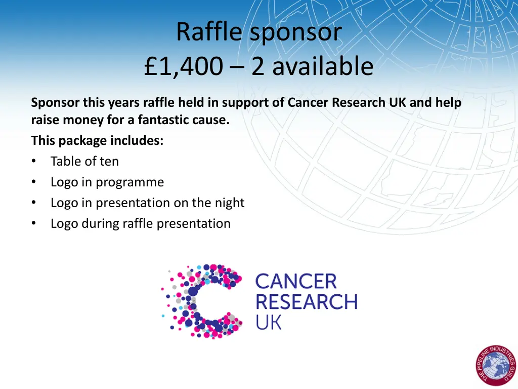 raffle sponsor 1 400 2 available