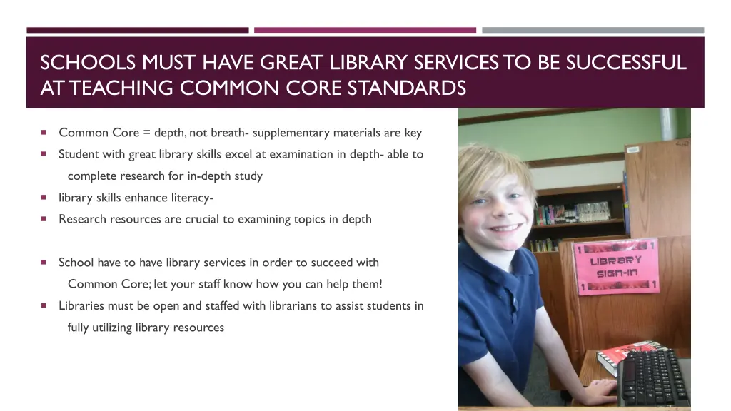 schools must have great library services