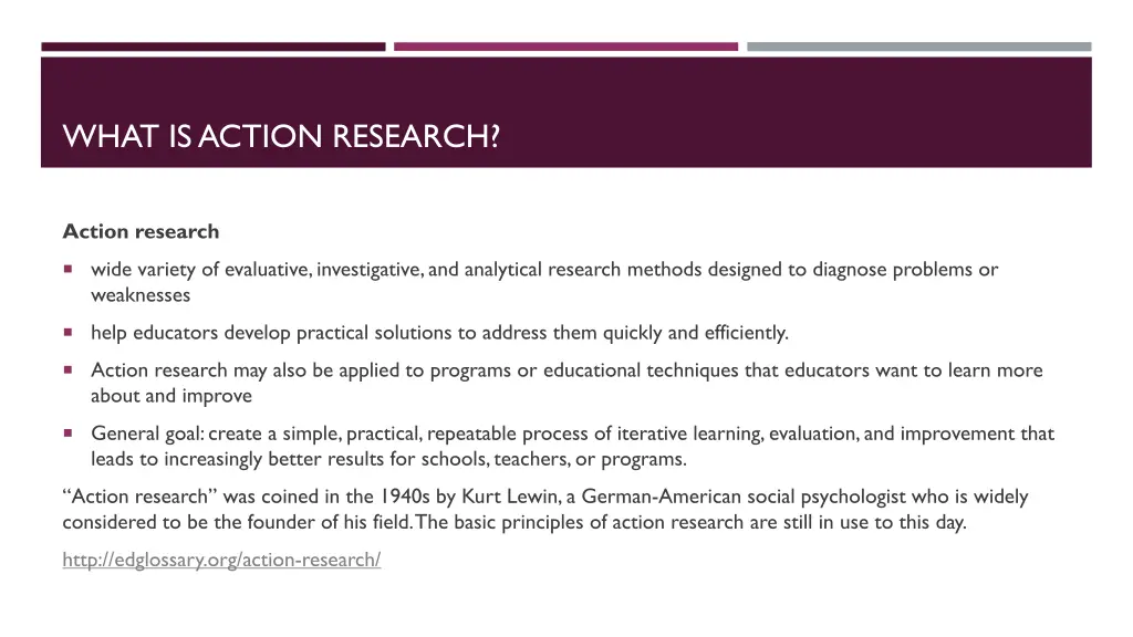 what is action research