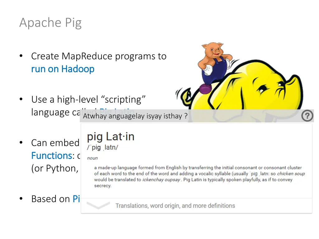 apache pig 1