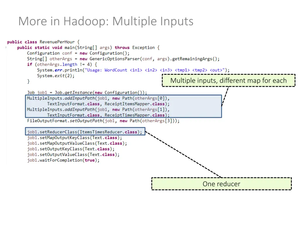 more in hadoop multiple inputs