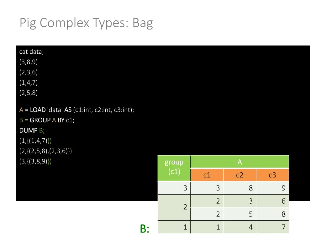 pig complex types bag 1