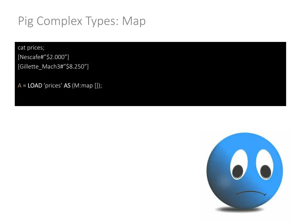 pig complex types map