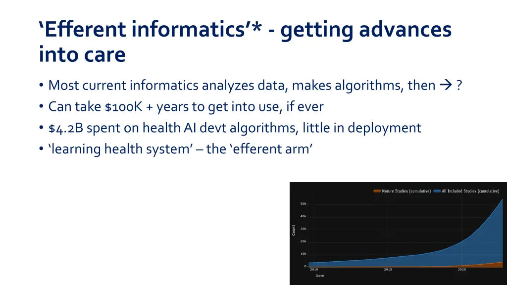 efferent informatics getting advances into care