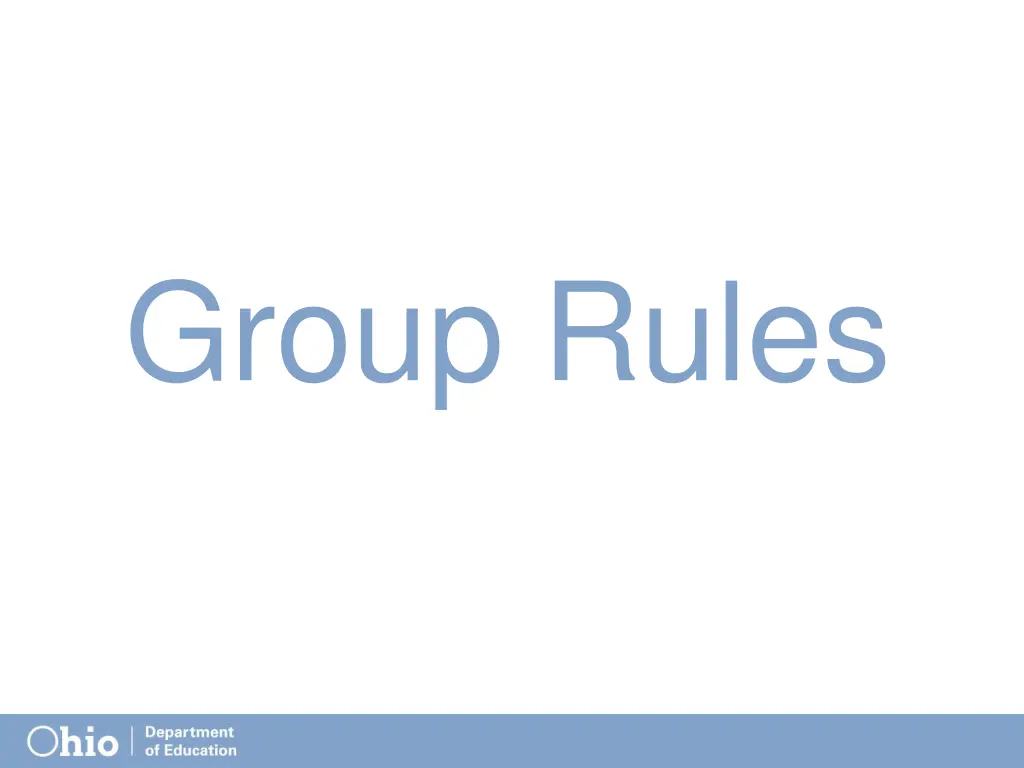 group rules