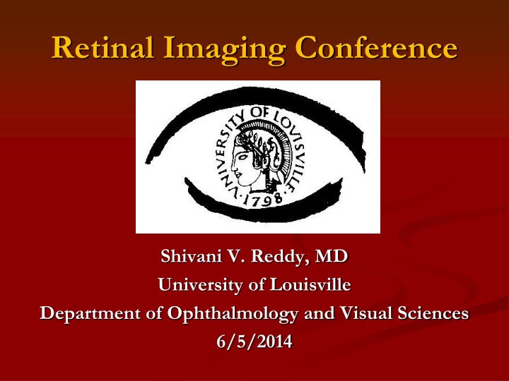 retinal imaging conference