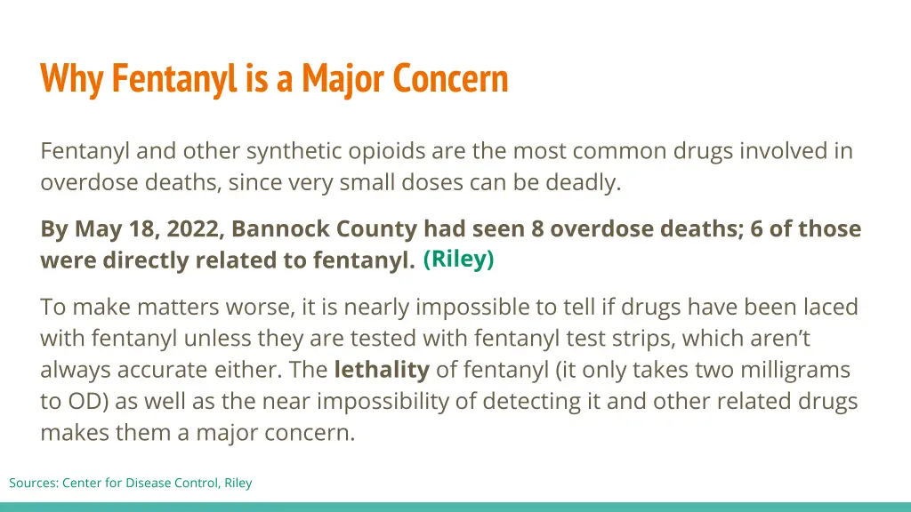 why fentanyl is a major concern