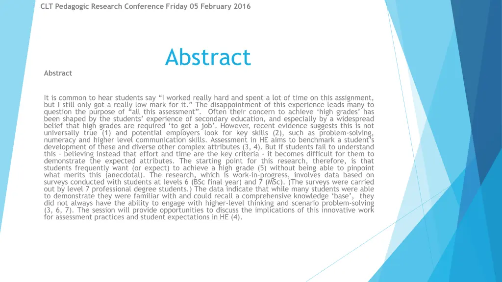 clt pedagogic research conference friday 1