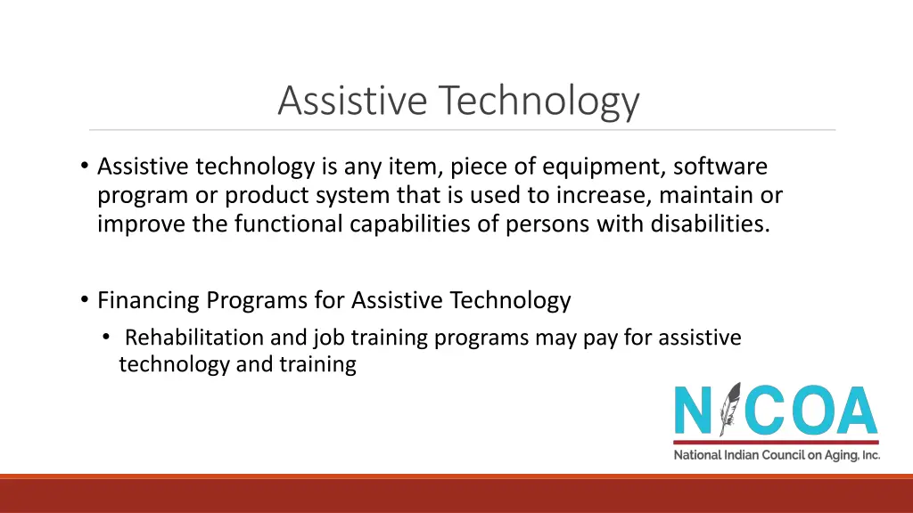 assistive technology