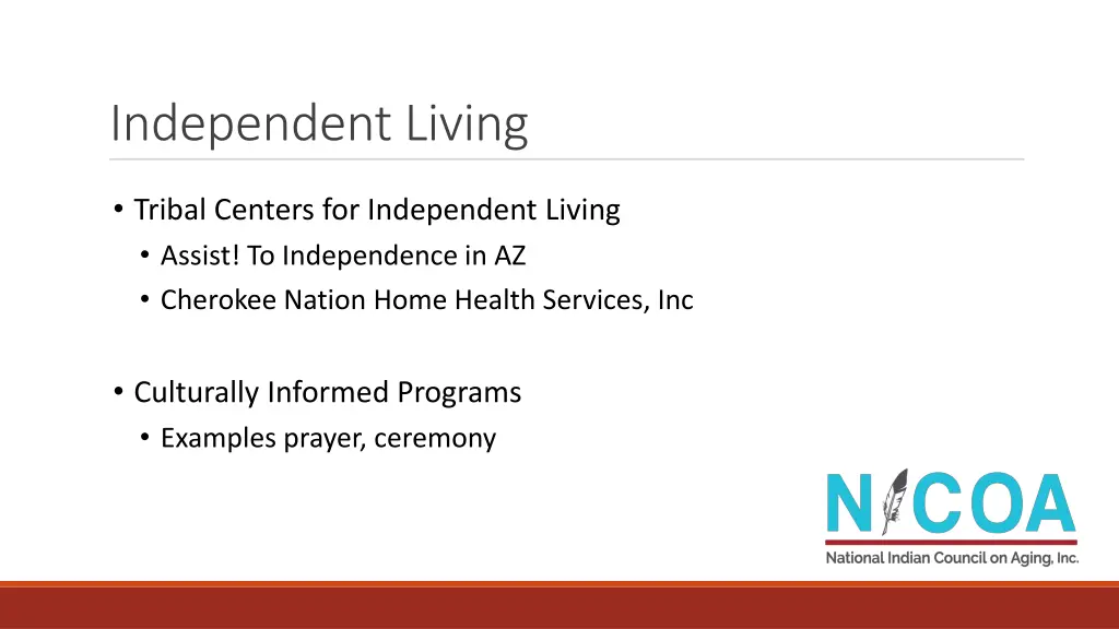 independent living