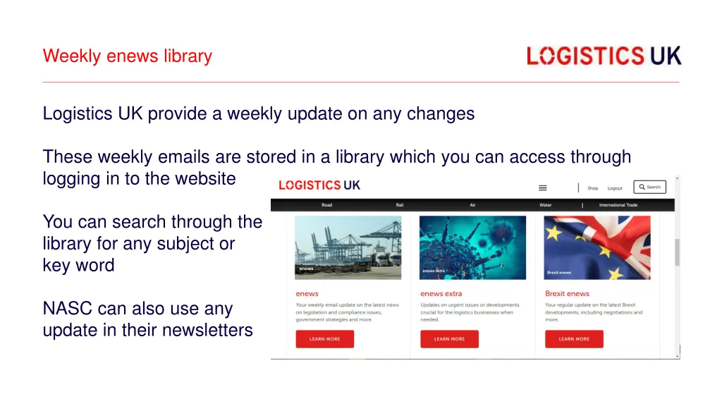 weekly enews library