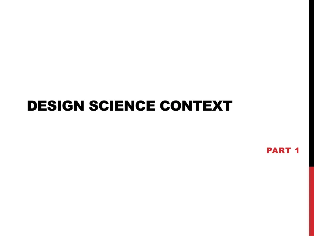 design science context