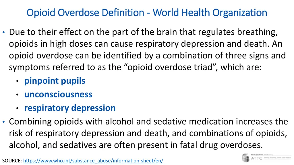 opioid overdose definition opioid overdose