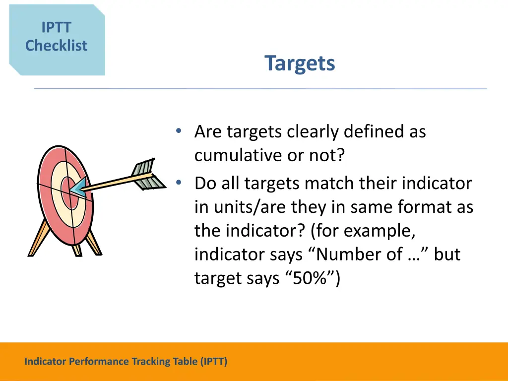 iptt checklist 16