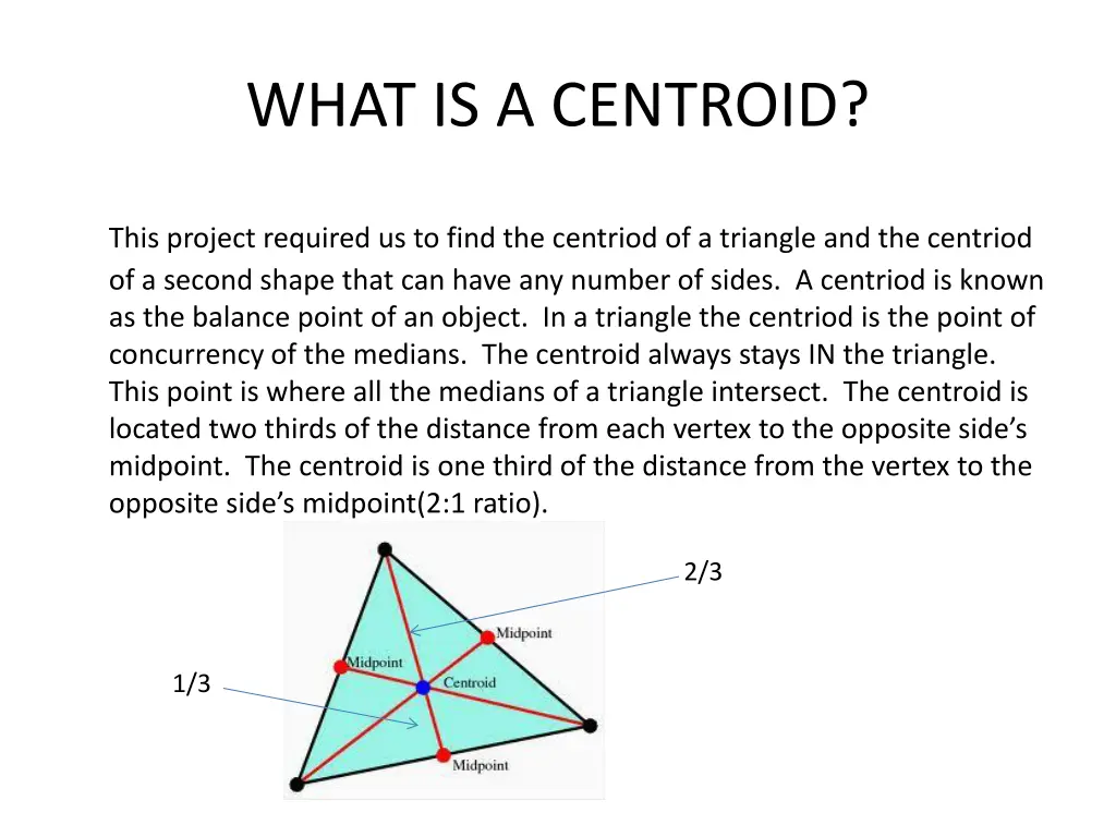 what is a centroid