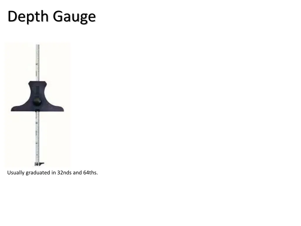 depth gauge