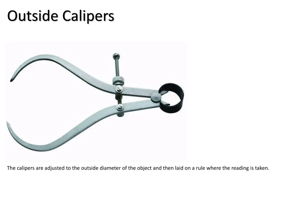 outside calipers