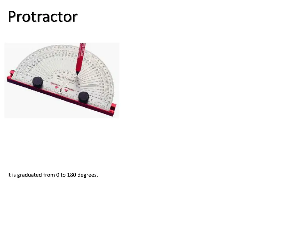 protractor