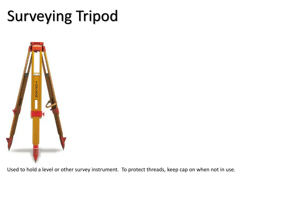 surveying tripod