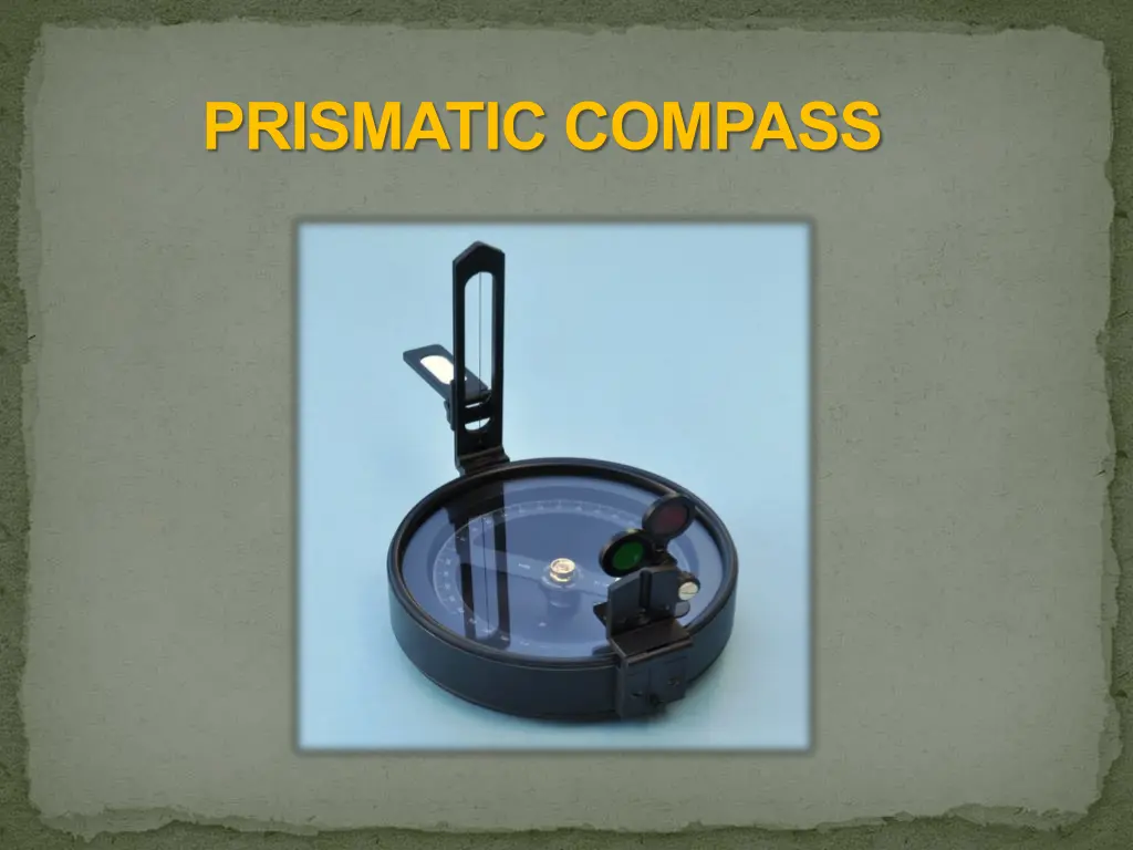 prismatic compass