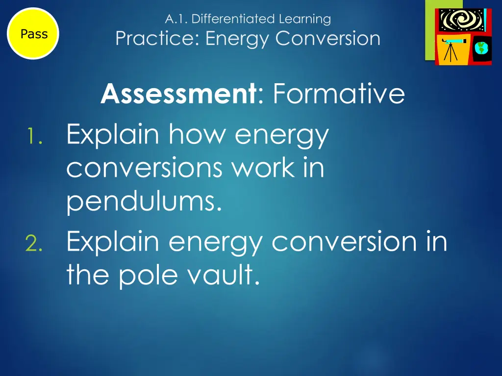 a 1 differentiated learning practice energy 1