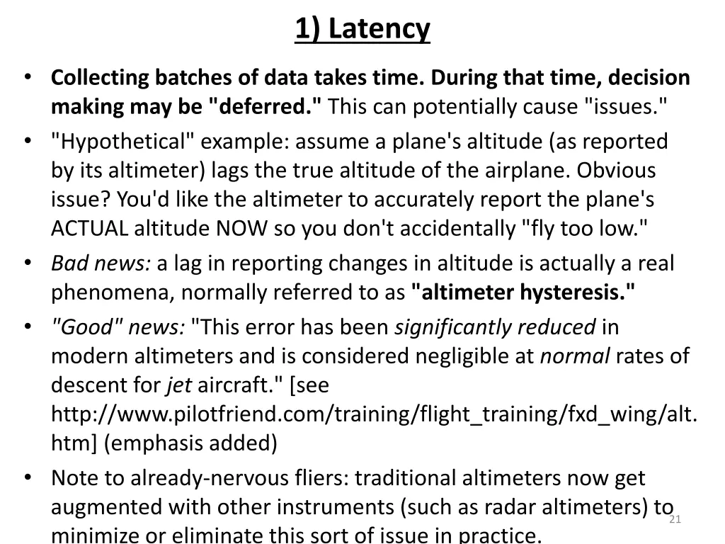 1 latency