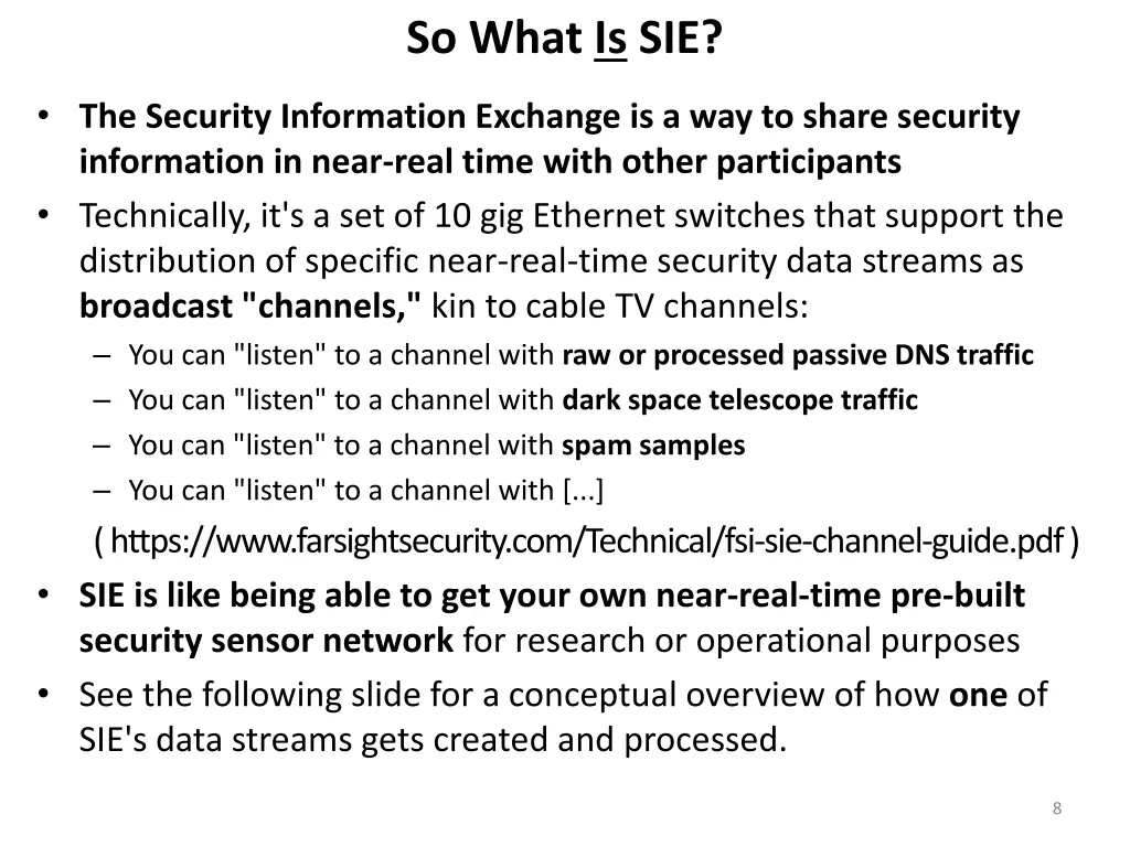 so what is sie