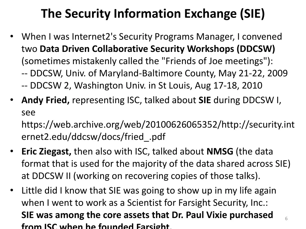 the security information exchange sie