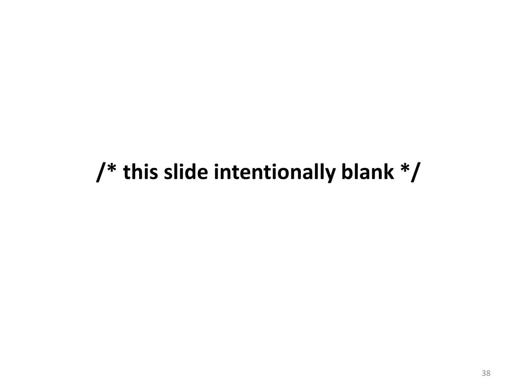 this slide intentionally blank