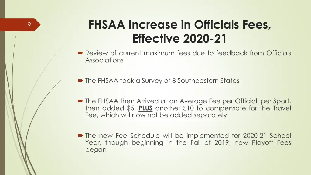 fhsaa increase in officials fees effective 2020 21 1