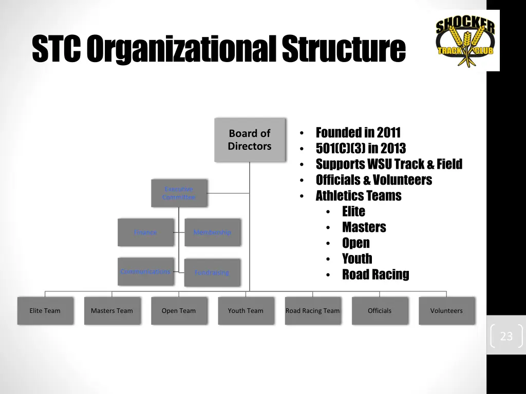 stc organizational structure